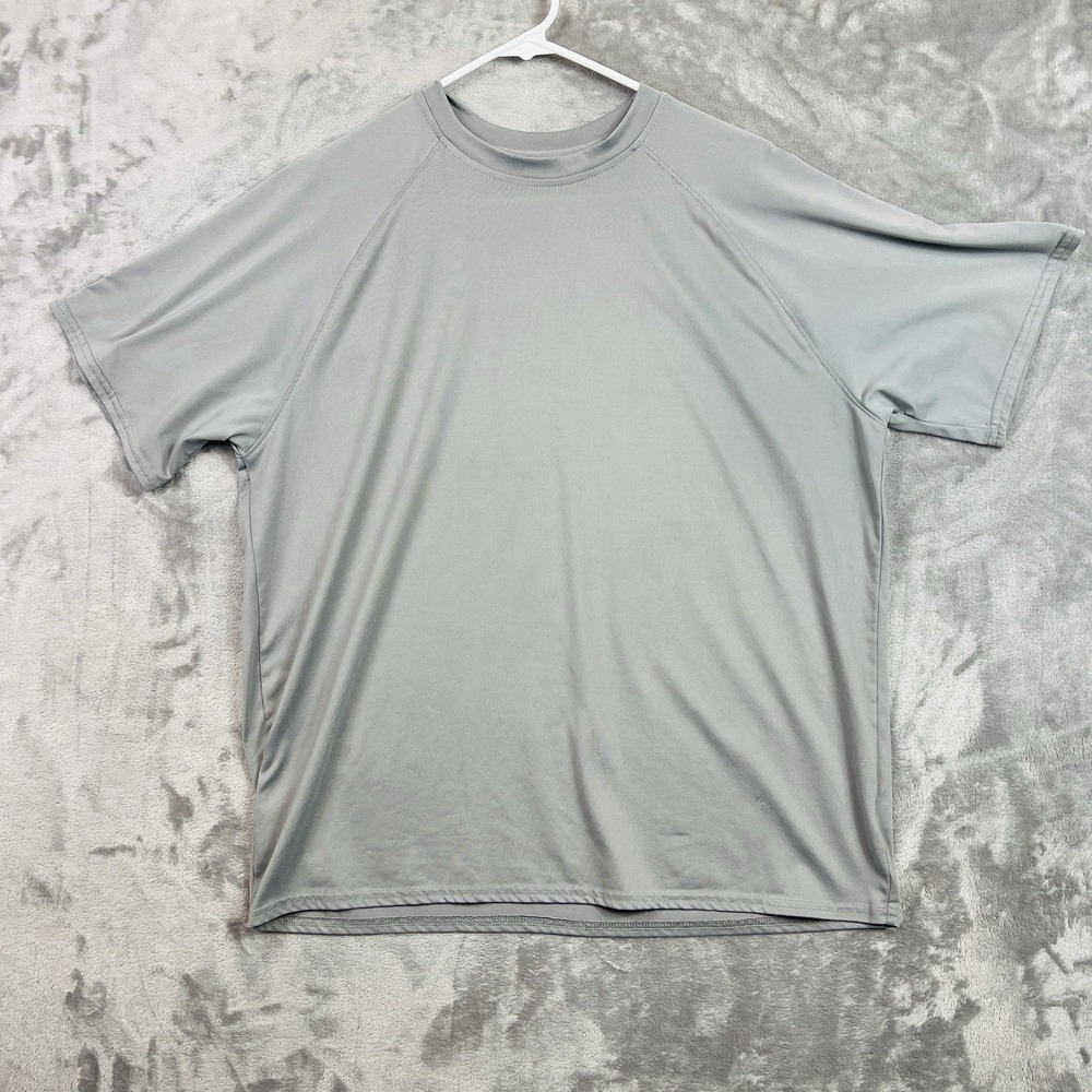 BCG Mens Athletic T Shirt Gray Medium Crew Neck Pull Over Short Sleeve